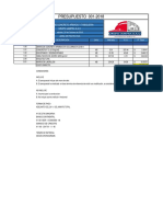 Cotizacion de Columnas y Muros de Tabiqueria