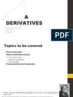 Plasma Derivatives 2019