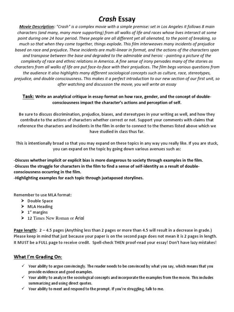 crash essay