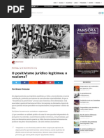 O positivismo jurídico legitimou o nazismo?