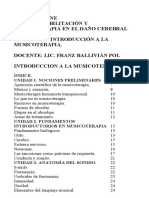 MODULO 2.1 - INTRODUCCIÓN EN MUSICOTERAPIA Lic. Franz Ballivian Pol