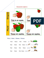 Demonstrative Adjectives - Posesivos