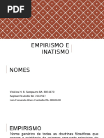 Empirismo e Inatismo 2