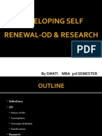 Developing Self Renewal-Od &amp Research