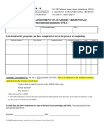 Academic Assessment Application - Fillable