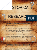 HISTORICAL RESEARCH TECHNIQUES</h1