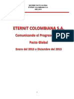Informe de Progreso ETERNIT 2015 PDF