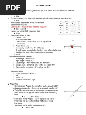 Math Docx Rectangle Triangle