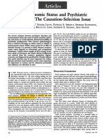 00 - Dohrenwend Socioeconomic Status and Psychiatric Disorders The Causation-Selection Issue