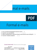 Formal E-Mails