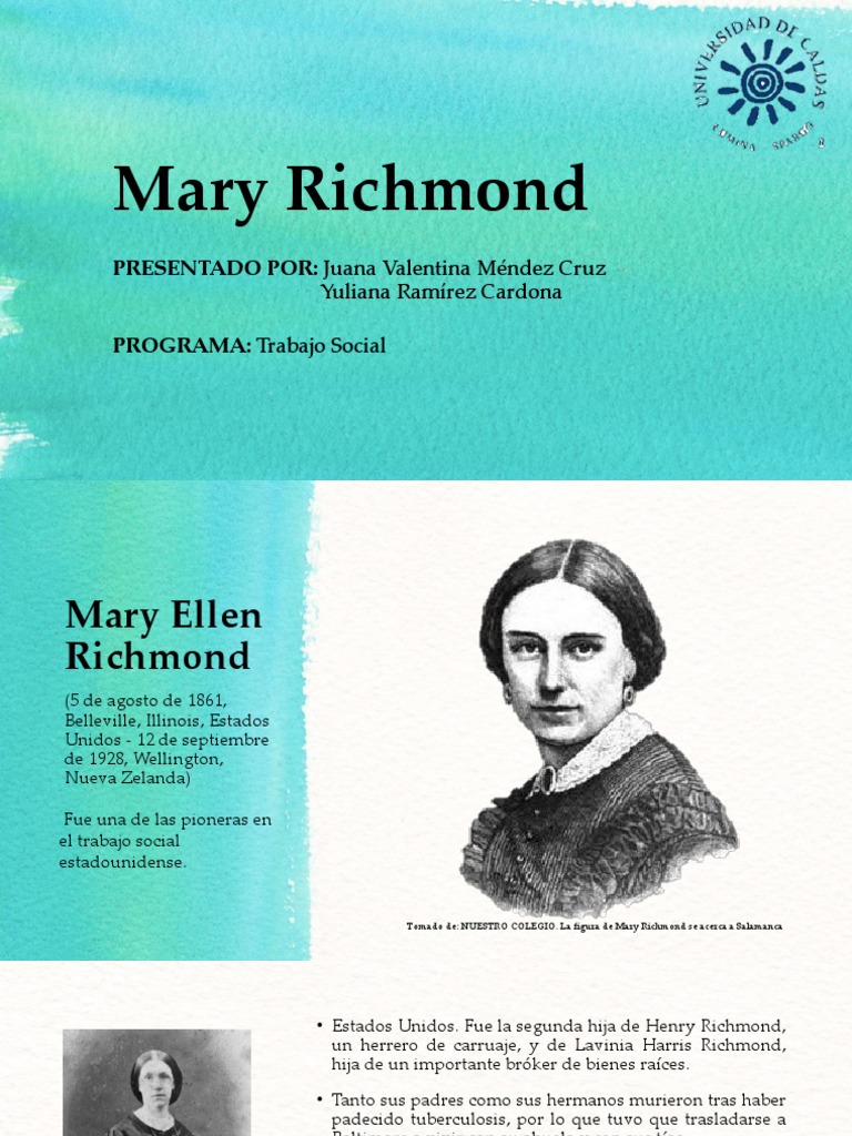 Aportes de Mary Richmond al Trabajo Social | PDF | Trabajo Social