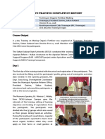 Training On Organic Fertilizer Tinaungan PDF