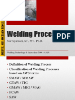 Welding Processes: Nur Syahroni, ST., MT., PH.D