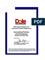 Dole 03-Accounting - Policies - Procedures PDF
