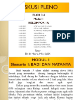 Diskusi Pleno Minggu 1