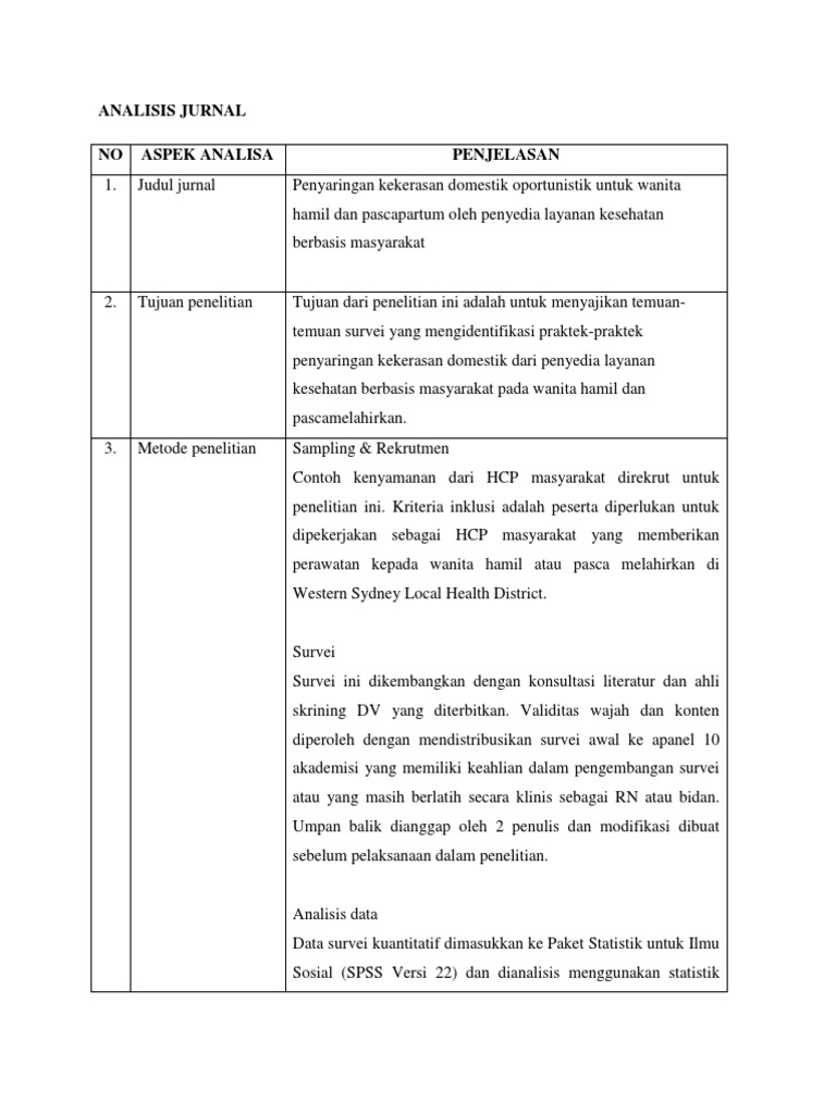 Analisis Jurnal Elin Pdf