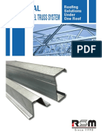 Light Weight Steel Truss Roofing System