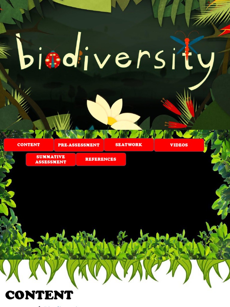 biodiversity presentation theme