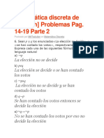 Problemas de lógica matemática discreta páginas 14-19