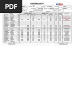 Grading Sheet: Subject Teacher