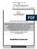 Directiva Transferencia 008-2018