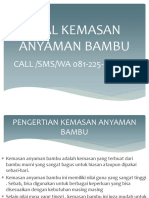 WA O81-225-969-687 Terbaik Produsen Anyaman Bambu Berasal Dari Daerah Mana Medan