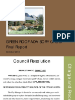 52. Green Roof Briefing to Council