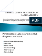 Sampel Untuk Pemeriksaan Laboratorium