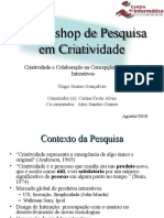 I Workshop - Criatividade