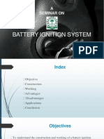 A Seminar On: Battery Ignition System