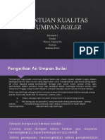 PENENTUAN KUALITAS AIR UMPAN BOILER PPT