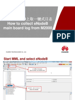 How to collect eNodeB main board log from M2000