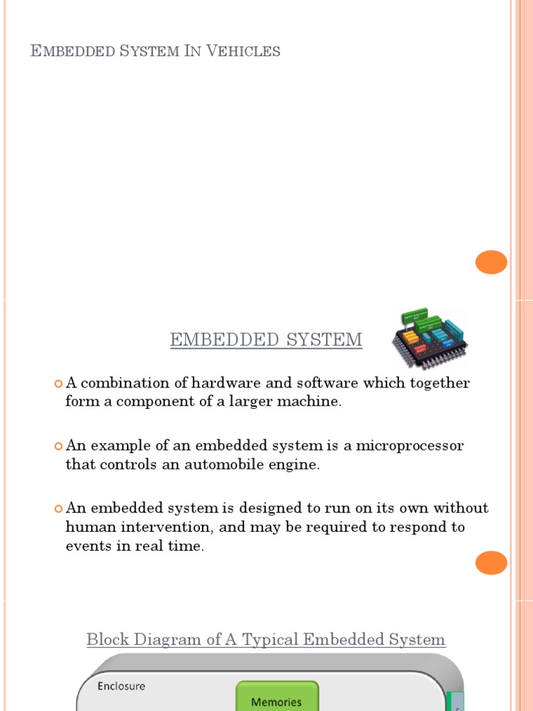 Embedded System in Vehicles | PDF | Anti Lock Braking System | Embedded ...
