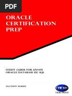 Matthew Morris - Study Guide For 1Z0-071 - Oracle Database 12c SQL - Oracle Certification Prep (2016, ODB Press)