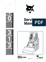BOBCAT 313 SKID STEER LOADER Service Repair Manual PDF