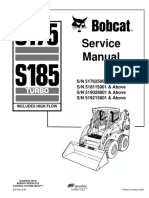 BOBCAT S175 SKID STEER LOADER Service Repair Manual SN 517625001 & Above PDF