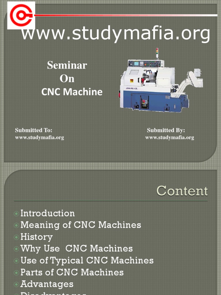 Overview of CNC Machine Basics | PDF | Numerical Control | Machining