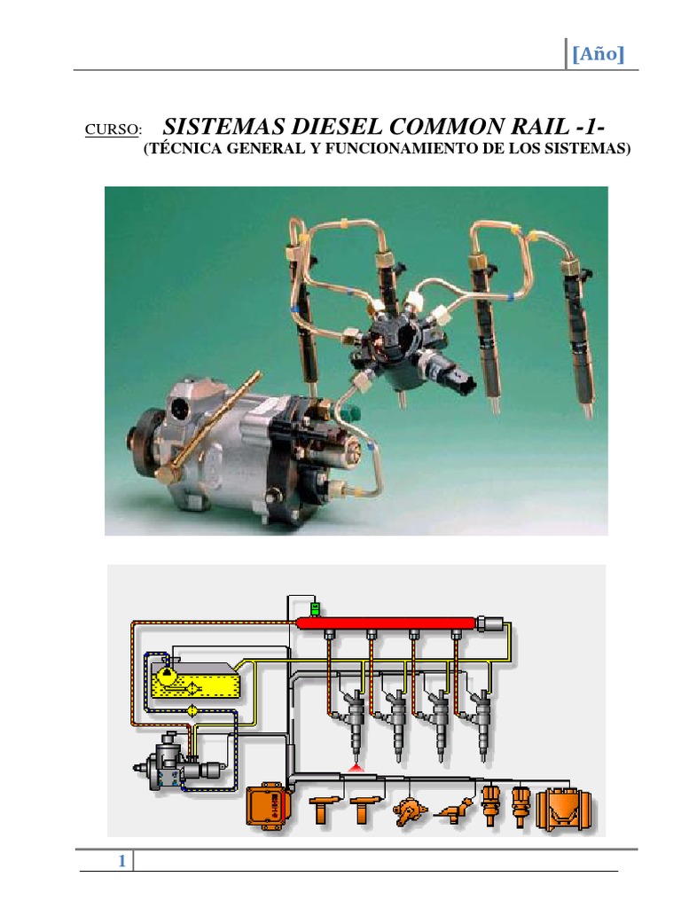 Sistemas Diesel Common Rail 1 T PDF | PDF | Motor diesel | Combustible ...