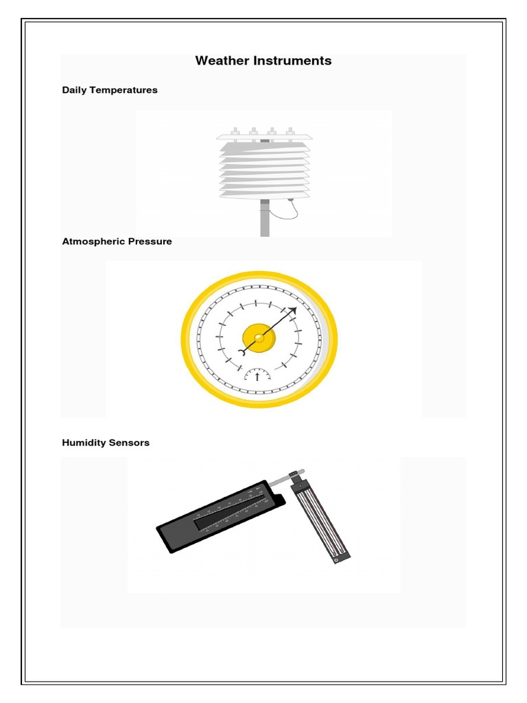 Weather Instruments PDF
