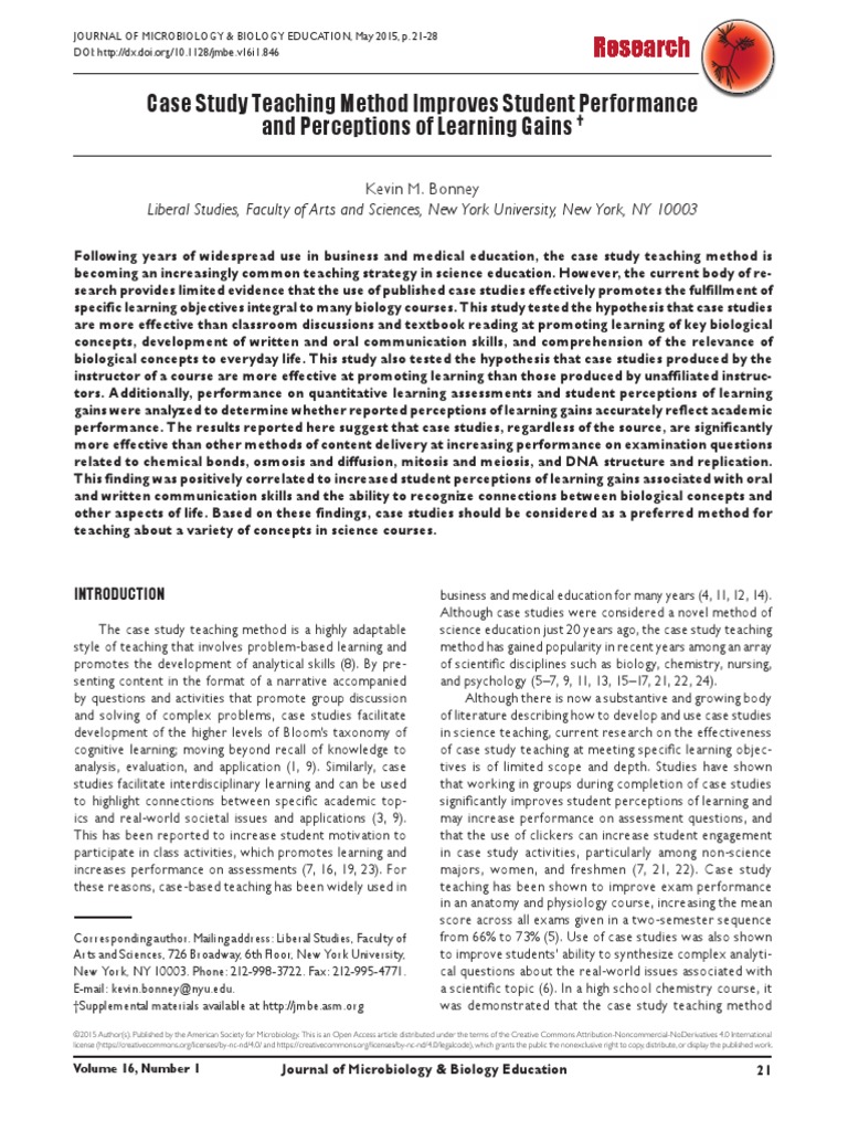 case-study-teaching-method-improves-student-performance-pdf-pdf