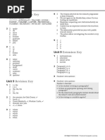 Unit 9: Extra Practice: Key