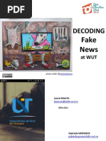 Decoding fake news at WUT