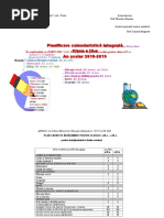 PLANIFICARE CALENDARISTICĂ CLASA A IV-a 2018-2019