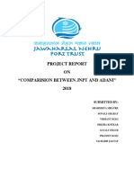 Project Report ON "Comparision Between JNPT and Adani" 2018: Submitted by