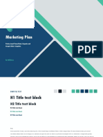 Marketing Plan: Professional Powerpoint, Keynote and Google Slides Template