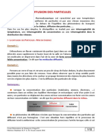 Diffusion Des Particules