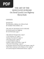 Download Art of the Ridiculous Sublime - On David Lynchs Lost Highway - Slavoj Zizek by tcroft SN40346323 doc pdf