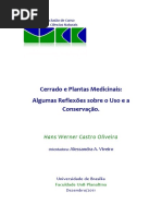 Cerrado e Plantas Medicinais - Algumas Reflexões Sobre o Uso e a Conservação