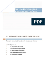 Tema 1 - La Empresa Como Realidad Socioeconómica (Modo de Compatibilidad)