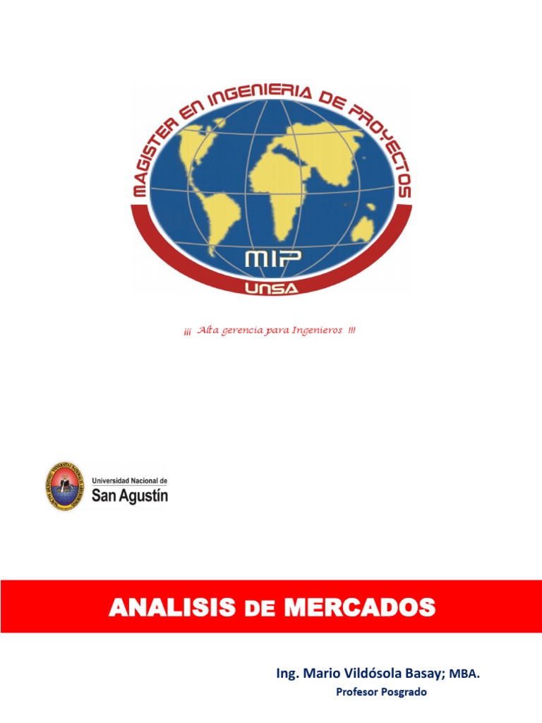 Análisis de Mercados para Ingenieros | PDF | Marketing | Mercado (economía)